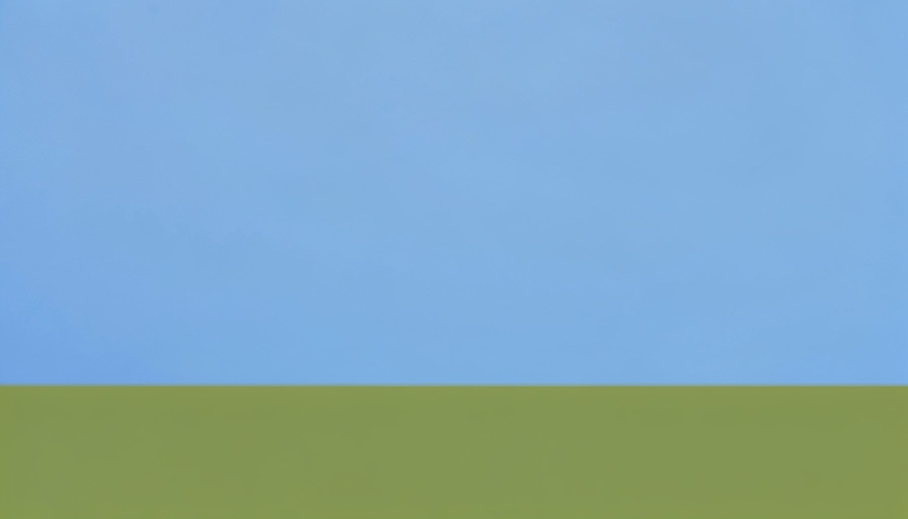 Soft muted blue gradient header banner with a calm slate-blue atmosphere and gentle olive-green accent bar across the bottom